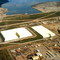 syncrude's sulphur storage from 1000 feet up - July 2005