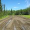 Muddy road near Conklin, Alberta