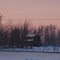 A Farm During A Tranquil Winter Sunset Near Clyde AB North of Edmonton Dec '10