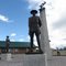 The Fallen Four Memorial Leading the Eye Up Into the Heavens in Mayerthorpe AB, Northwest of Edmonton Apr '10