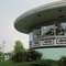 The Flying Saucer Shaped UFO Museum At Weird Alberta - The World's Largest UFO Landing Pad In St. Paul AB Northeast of Edmonton Aug '10