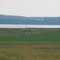 Upper Therien Lake With Green And Gold Open Prairie Near St. Paul AB, Northeast of Edmonton Aug '10