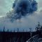 Forest fire along the Klondike Highway
