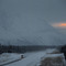 Sunset on the Alaska Highway: Kluane Range - 200810LJW