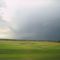 The Edge of Storm Clouds And Into Clearer Skies on the Prairie Near Bowden, AB, North of Calgary