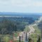 Looking Down The Highway And Surrounding Hills As Seen From A Hill In Boyle AB Northeast of Edmonton Aug '11