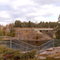 Panorama of French River, the new snowmobile bridge & the Hwy 69 S bridge.  Viewed from the Hwy Rest Stop’s picnic grounds- Jan 7, 2007