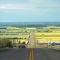 Looking toward the Peace River from just west of Spirit River