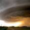 Swirling sky just south of Calgary near the city limits. Almost a tornado.