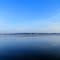 Absolutely blue on Holloway Reservoir