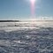 Luther Marsh snow kiting morning