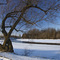Jock River near Greenbank Road in winter