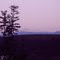 The Rocky Mountains in the evening