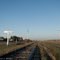 Placename and little used rails at Hafford, SK.  CN Blaine Lake Subdivision.