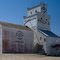 Wooden Grain Elevator at Prelate, Saskatchewan.  Canadian Pacific Railway Empress Subdivision