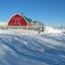 Barnyard in snow