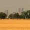 Contrasting Golden Prairie And Downtown Winnipeg Far Beyond Aug '13