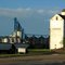 Cold beer and the Viterra Elevator at Assiniboia, SK