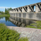 Reflections of Pinawa Dam