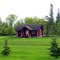 A log house near Lac du Bonnet, Manitoba, Canada
