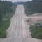 Turnoff to Cigar Lake Mine, the Largest Undeveloped Uranium Deposit in the World.