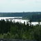 Looking up River From Top of Pit
