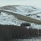 Gorgeous Winter Hill And A Steep Road Up The Valley Slope In Blackstrap Coulee South Of Saskatoon SK Mar '11