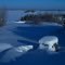 Winter: View of frozen Opapimiskan Lake