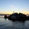 Sunset over Opapimiskan Lake outcrop
