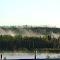 morning mist over stoney rapids