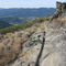 Wagon ruts in the bedrock