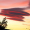 Awesome cloud at sunset