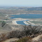 Quail Lake, on the Fault, from Power Line Rd.