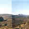 Vasquez Rocks and the San Andreas-composite panorama