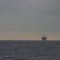 Oil Rig and Santa Cruz in the distance