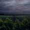 Cloudy Field & Sky View