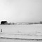 airport road in winter