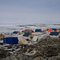 Meadowbank gold mine, construction camp, mid May.