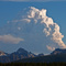 Plume of the Hot Creek forest fire. July 2003.