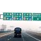Expressway Signs & Smog between Beijing and Tianjin, China