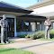 Statues at Osprey Management Company, 7600 Grand River Avenue, Brighton, Michigan
