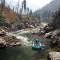Rafts in Pistol Creek Rapid