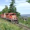 Chalk River CWR train at Sand Point