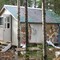 Bear eats camp house