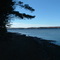 Boshkung Lake from the dock