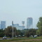 Skyline of Niagara Falls, ON from Robert Moses Parkway