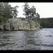 Rock island in east bay,great camp site.