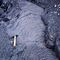Ropy flow top in basalt flow