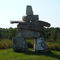 Inuksuk Stone Statue - Seeleys Bay, Hwy 15, Ontario, Canada.