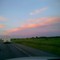 splendide fin de journée route 401 ontario